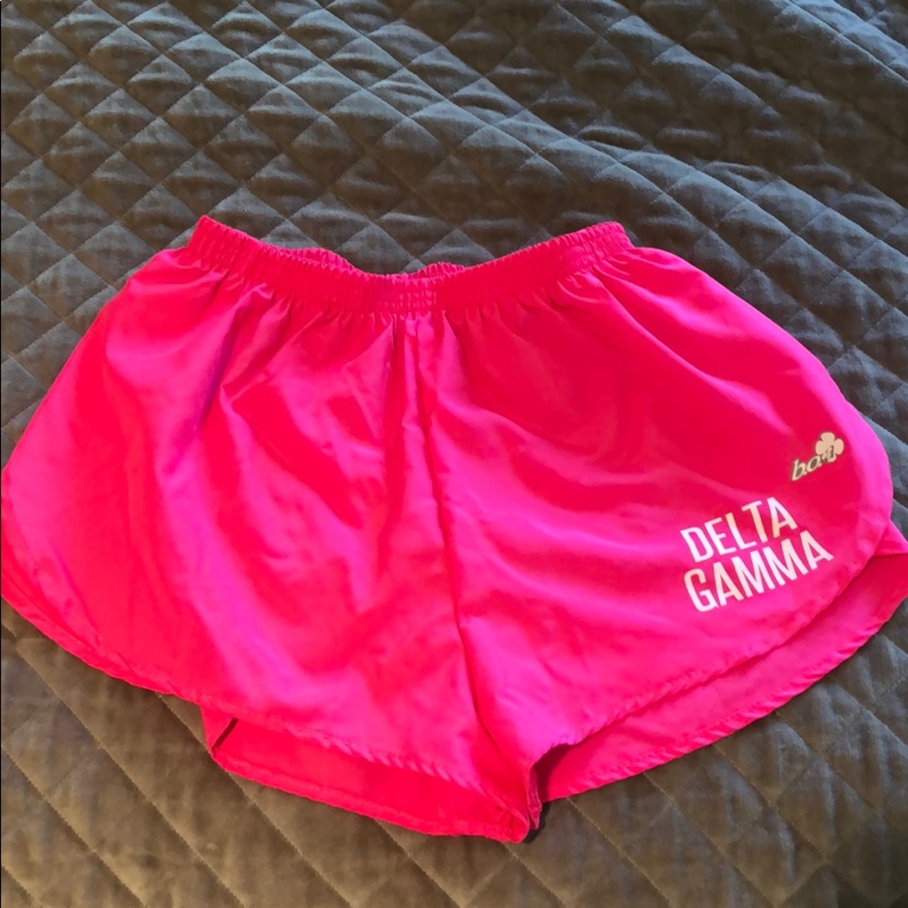 NWOT Pink Delta Gamma Shorts